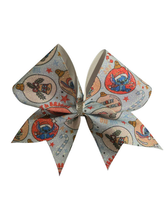 Stitch Christmas bow
