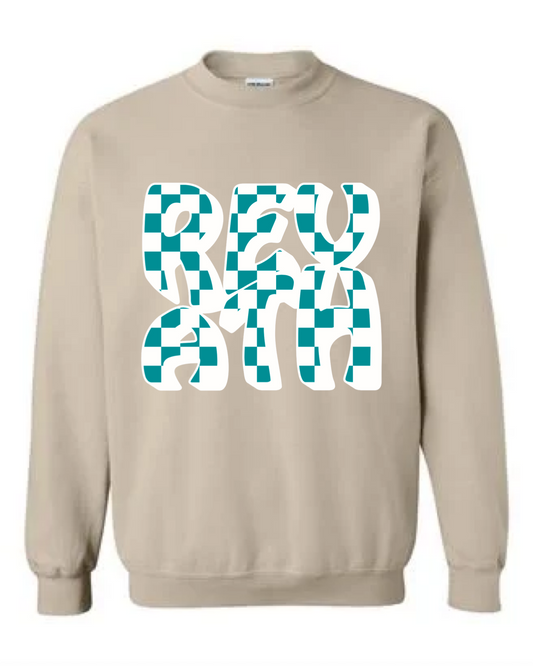 Rev athletics checker crewneck