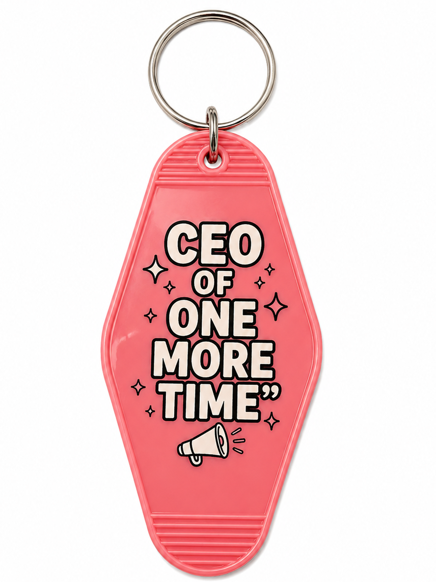 Coaches CEO keychain