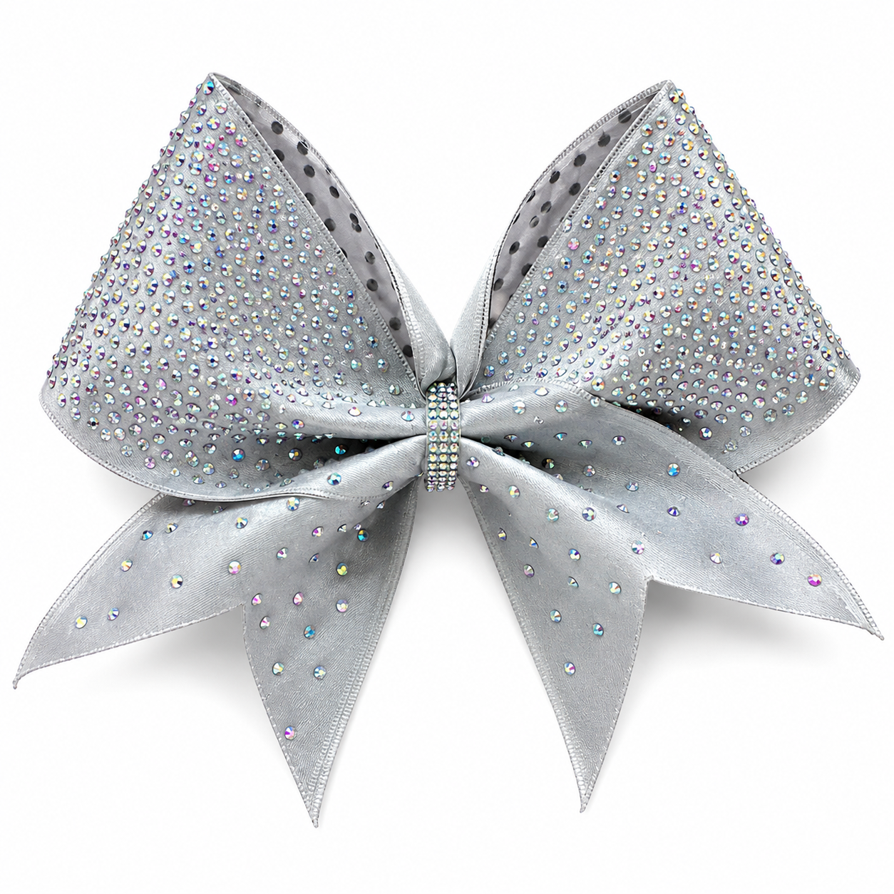 Glass Slipper Rhinestone Hair Bow