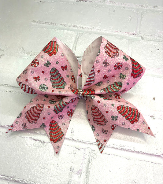 Pink Christmas Tree Bow