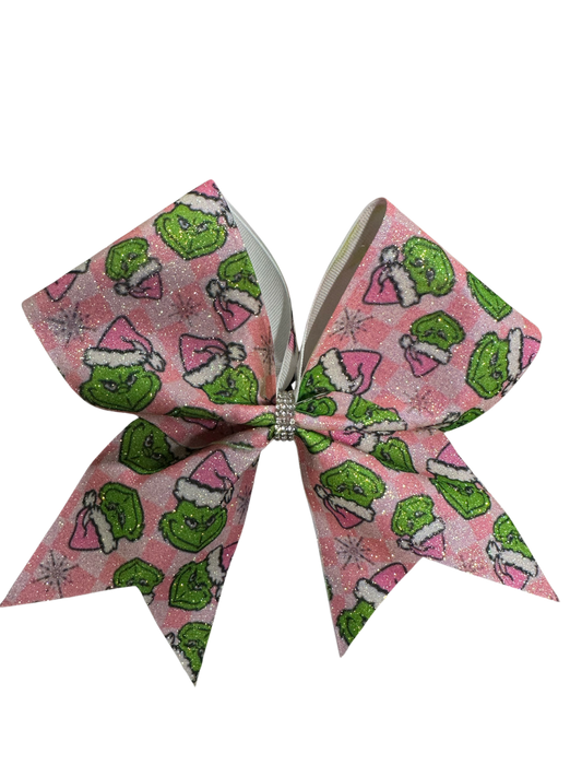 Grinch Christmas Bow