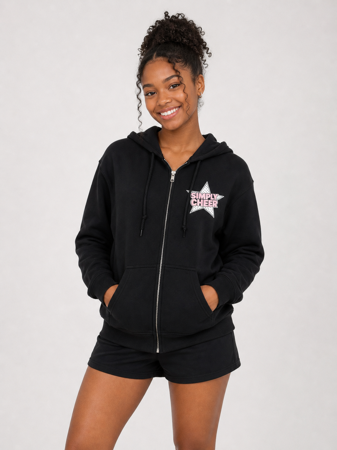 Polka Dot Zip up