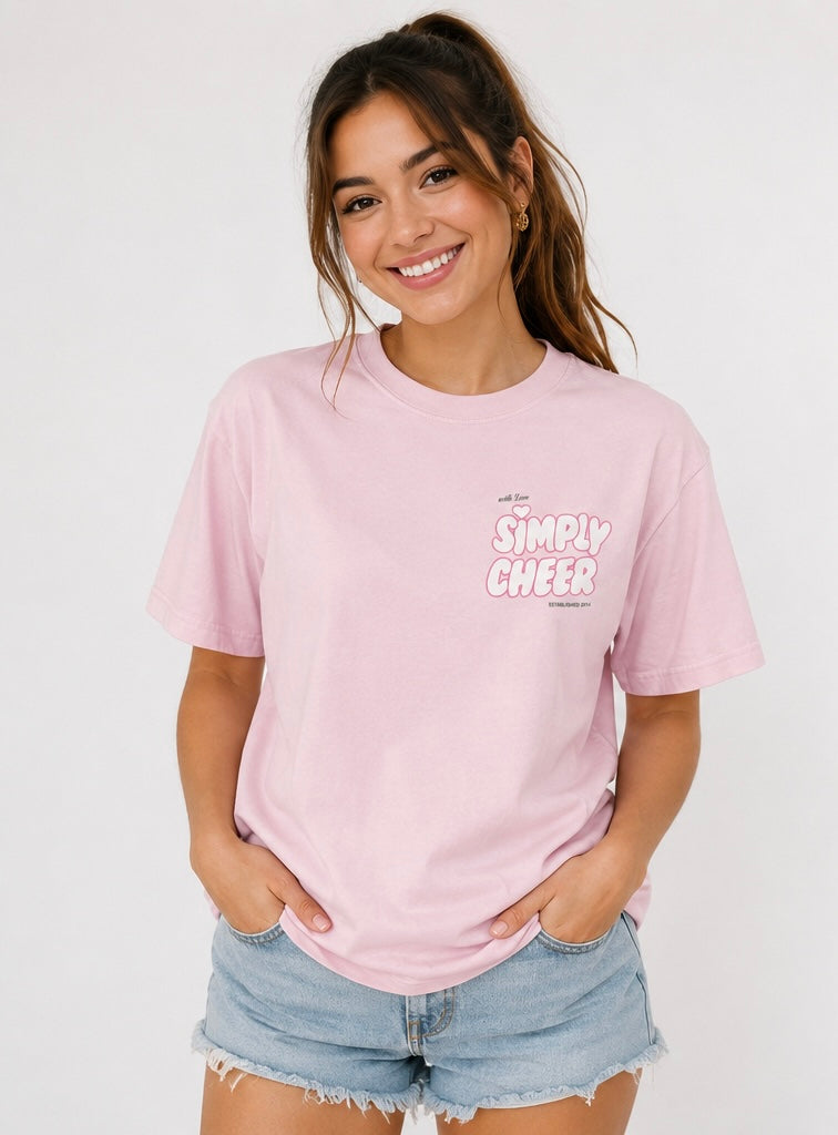 With Love Simply Cheer T-Shirt
