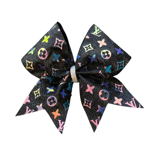 black holographic inspired bow