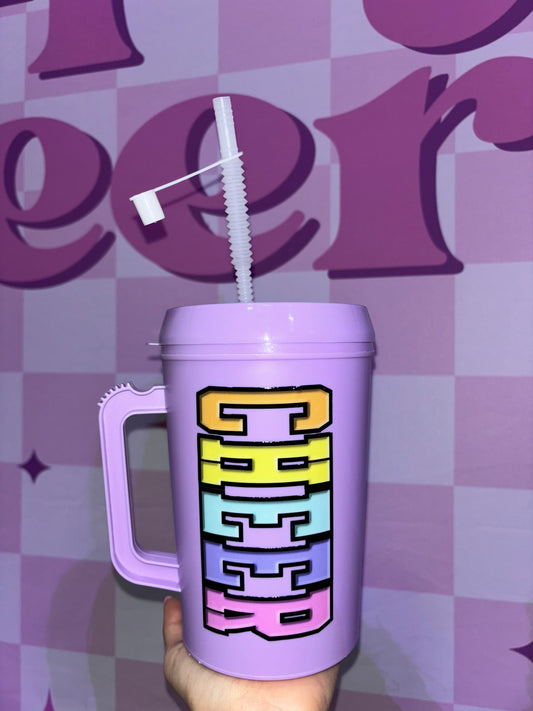 Purple CHEER Mega Mug