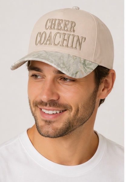 Camo Cheer Coachin' Hat