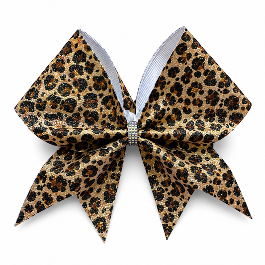 Cheetah Hair Bow