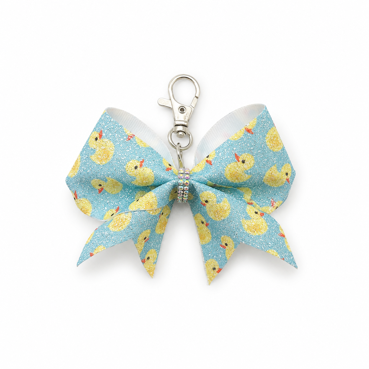 Lucky Duck Keychain Bow