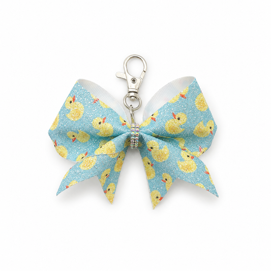 Lucky Duck Keychain Bow