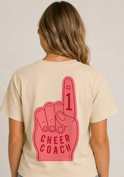 #1 Cheer Coach T-shirt