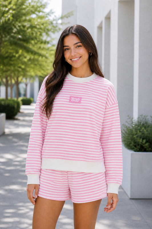 Simply Stripe Short Set