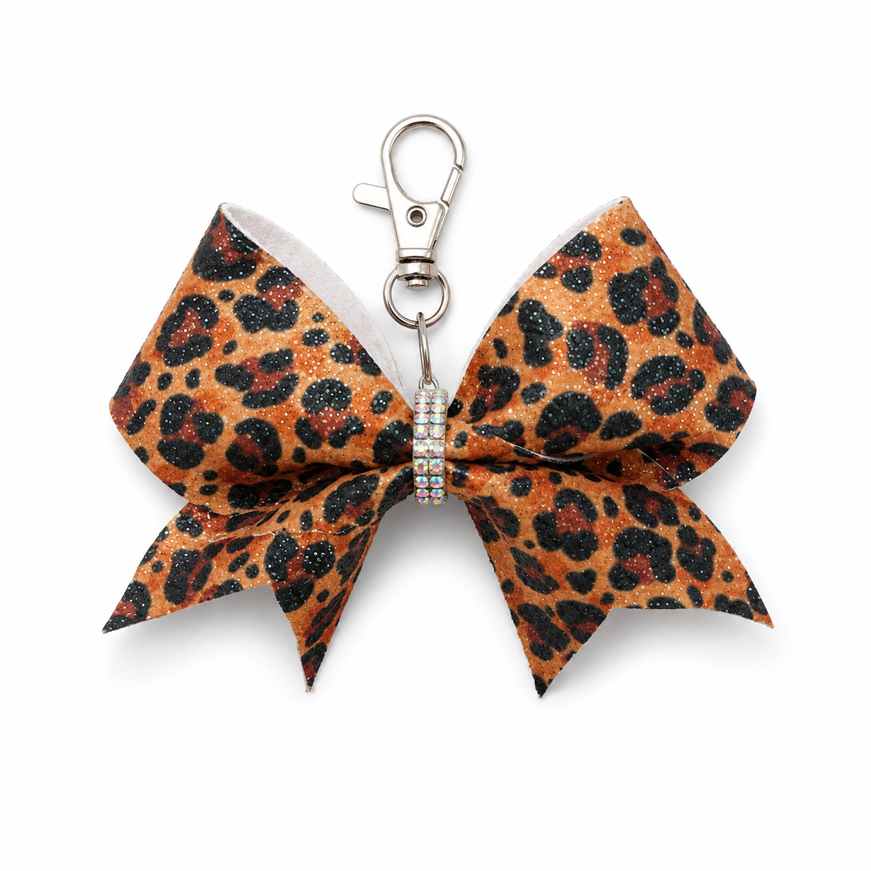 Cheetah Girl Keychain Bow