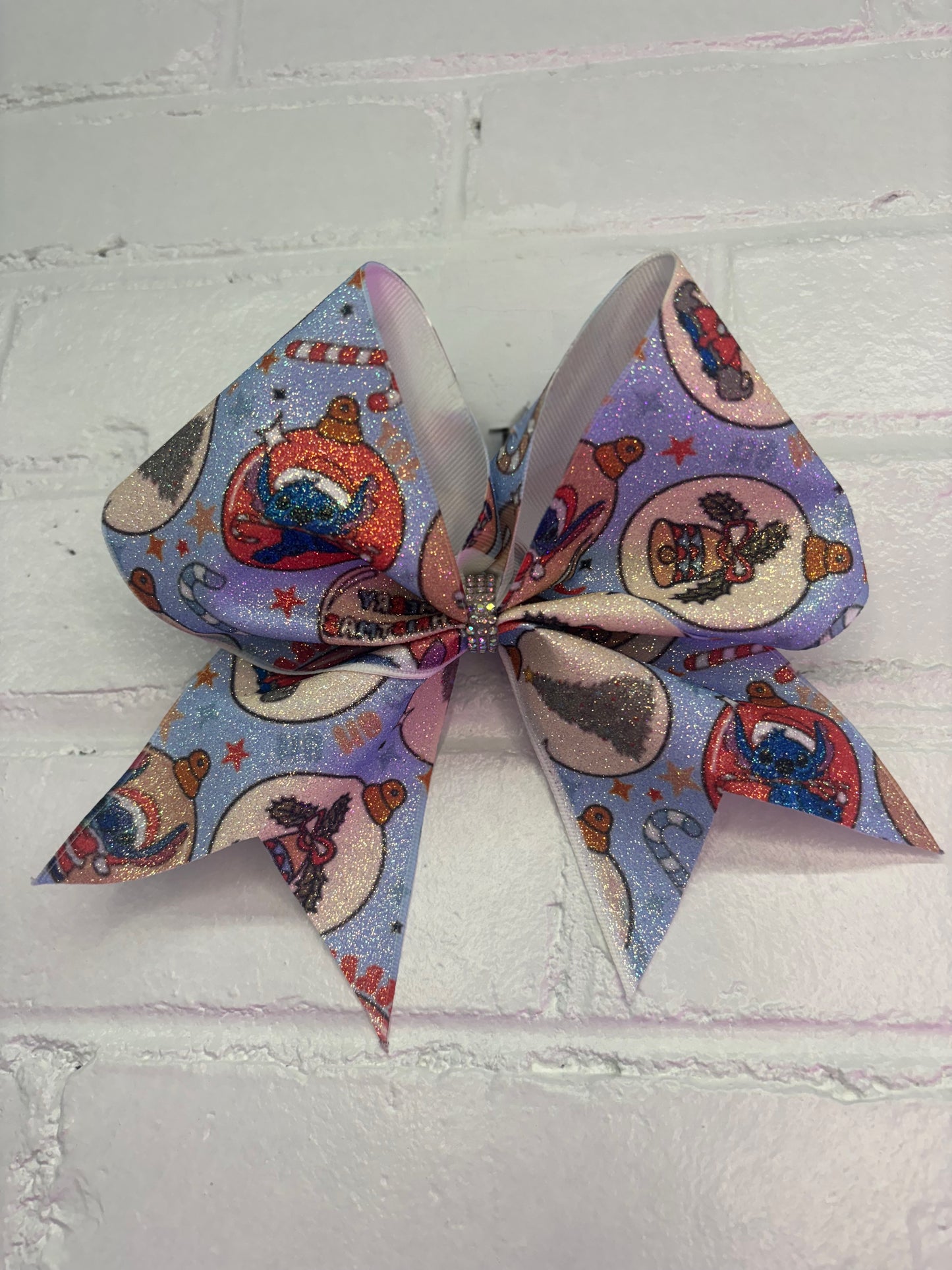 Stitch Christmas bow