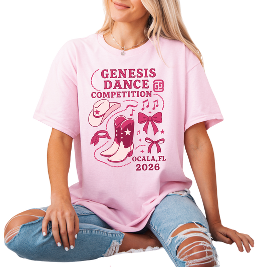 Genesis Dance Competition Ocala Event T-shirt